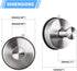 JOMOLA Suction Cup Hooks Suction Shower Hook Bathroom Towel Hanger for Shower Storage Kitchen Utensil Stainless Steel, Brushed Finish, 2PCS...