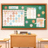 Groovy Calendar Bulletin Board Set Decorations Retro Hippie Calendar Seasons Weather Chart CTP Bulletin Board Paper-Cuts Boho Hippie Wall Decals f...
