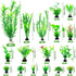 30pcs Fish Tank Accessories Aquarium Decorations Green Plants, Green Fish Tank Decorations Plant, Fish Tank Decor, Aquarium Decor Plastic Plants...