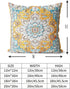 Boho Throw Pillow Covers 22x22 inch Set of 2 Monaco Rug Carpet Double Sided Pattern Short Plush Cotton Soft Pillow Case Cushion Cover Pillowcase f...