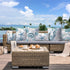 NIGHTWISH Outdoor Pillow Covers 18x18 Set of 4 Waterproof Outdoor Decorative Throw Pillow Covers Blue Ocean Sofa Couch Cushion Cases for Patio Fur...