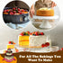 HIWARE 8 Inch Non-stick Springform Pan with Removable Bottom - Leakproof Cheesecake Pan with 50 Pcs Parchment Paper...