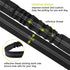 4.0 FT Bungee Dog Leash for Small, Medium and Large Dogs, Reflective Pet Training Long Traffic Leash with Car Seat Belt. (SMALL, BLACK)...