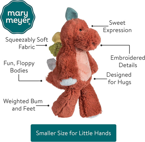 Mary Meyer Stuffed Animal Marshmallow Zoo Soft Toy, 9-Inches, Junior Stegosaurus...