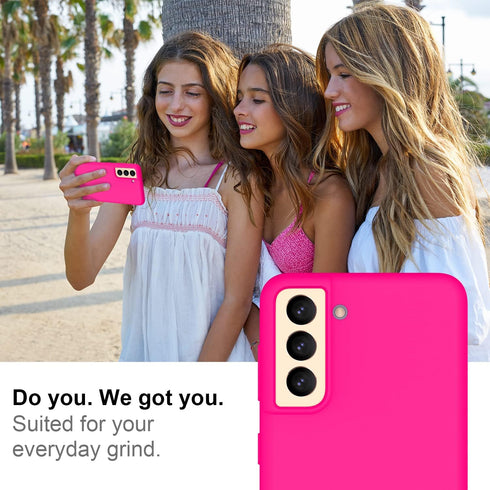 DEENAKIN Compatible with Samsung Galaxy S21 Case,Soft Flexible Silicone Gel Rubber Bumper Cover,Slim Fit Full Body Shockproof Protective Phone Cas...