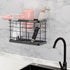 Hair Dryer Holder - Hair Tool Organizer Wall Mount/Adhesive Blow Dryer Holder/Curling Iron Holder Cabinet Door Bathroom Organizer for Hair Dryer, ...