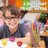 48 Pcs Scented Pencils for Kids Inspirational HB Pencils with Erasers Cylinder Colorful Fun Wood Pencils Motivational Graphite Pencils with Fruit ...