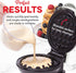 DASH DMW100RP Mini Maker for Individual Waffles, Hash Browns, Keto Chaffles with Easy to Clean, Non-Stick Surfaces, 4 Inch, White Rainbow...