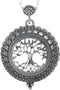 Artisan Owl Tree of Life 4x Magnifier Magnifying Glass Sliding Top Magnet Pendant Necklace, 30"...