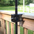 Sunnydaze Deck Clamp - Outdoor Torch Mount Holder - Single...