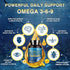 Triple Omega 3 6 9, Fish Oil 2400mg Softgels with Vitamin D3 & E - EPA & DHA & ALA - Supports Heart, Brain, Joint & Immune Health, Sustainably Sou...