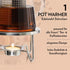 Premium Pot Warmer with Tea Light Candle, Stainless Steel...