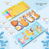 Corgi Sticky Notes Set - 550 Sheets Blue Corgi Self-Stick Notes Pads, Self-Adhesive Cute Corgi Lovers Separation Tabs Writing Memo Pages Notes for...