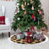 Christmas Tree Skirt 48" Inch Leopard Animal Print Xmas Tree Skirt Mat with White Tassel for Party Holiday, Tree Skirt Christmas Decorations...