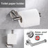 Brushed Nickel Toilet Paper Holder and Hand Towel Ring Set 2 Pieces Bathroom Hardware Accessories Set SUS 304 Stainless Steel Heavy Duty Wall Moun...