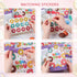 VGOODALL 24PCS Donut Party Favor Bags, Paper Gift Bags Goodie Bags with Stickers Candy Bags for Kids Birthday Party...