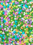 Easter Spring Ducks Flowers Bunny Head Edible Confetti Sprinkles Cake Cookie Cupcake IceCream Donut Quins 4oz...