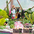 Fairy Garden Accessories, Fairies Welcome Garden Kit, 48pcs Miniature Fairy Garden Ornament for Christmas Decoration Fairy Garden Potted Plant Des...
