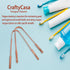 Pure Copper Tongue Scraper for Adult and Kids, Natural and Ayurvedic Tongue Cleaner for fresh breath (Pack of 2)...