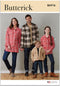Butterick Children's, Teens' and Adults' Jacket Sewing Pattern Kit, Design Code B6916, Sizes XS-L/S-XL, Multicolor...