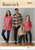 Butterick Children's, Teens' and Adults' Jacket Sewing Pattern Kit, Design Code B6916, Sizes XS-L/S-XL, Multicolor...
