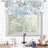 Ocean Beach Valances Kitchen Curtains Nautical Coastal Starfish Seashell Window Drapes Blue Sea Underwater Bedroom Bathroom Living Room Treatment ...