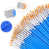 AROIC Small Paint Brushes Bulk,130pcs Nylon Hair Round Detail Paint Brushes for Classroom Model Oil Watercolor Face Acrylic Painting,Acrylic Paint...