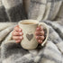 DEMDACO Kind Heart Cream Inspirational 16 ounce Ceramic Stoneware Coffee Mug...