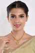 Efulgenz Indian Traditional 14 K Gold Plated Pearl Beaded Temple Pendant Necklace Jewelry for Women...
