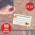 100 Grooming Appointment Reminder Cards - appointment cards for Dog Groomers, Veterinarians, Vets Offices, Pet Hospital, Cat Sitter, Kennels, and ...