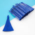 VAPKER 20pcs Blue Tassel Mini Silk Tassels for Craft Jewelry Making Woman, Handmade Soft Ice Silky Tassels with Loops for DIY Projects, Bookmarks(...
