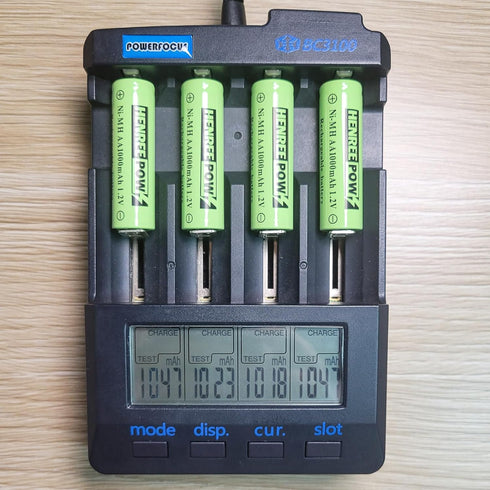 Henreepow Rechargeable AA Batteries, Ni-MH Double A Solar Batteries High Capacity 1.2V Pre-Charged for Outdoor Solar Lights, String Lights?Pathway...