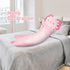 Long Axolotl Plush Pink Body Pillow, 20” Cute Axolotl Stuffed Animals Kawaii Soft Plushies, Axolotl Plush Pillow Doll Toy Gift for Girls Boys...