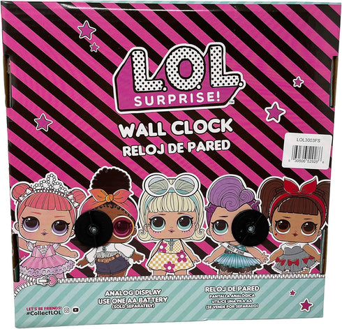 Accutime Watch Corp LOL Frame Wall Clock Nice for Gift or Office Home Wall Decor 9.5"...