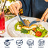 Reusable Utensils Set with Case, 4 Sets Portable Knives Spoons and Forks Chopsticks Travel Cutlery Set for Lunch Box Accessories, Plastic Camping ...