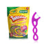 GUM Crayola Twistables Kids Flossers with Fluoride - Designed for Little Hands - Three Fun Fruit Flavors - Easy to Use Kids Floss Picks for Childr...
