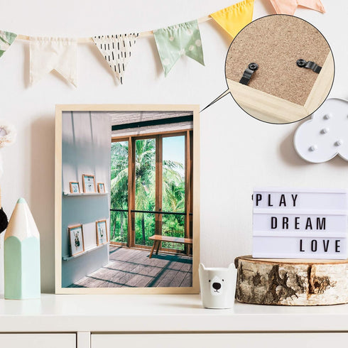 Frame Turn Button Metal Bow Shape Frame Picture Turn Button with Screws for Hanging Pictures Photos Drawings and Posters, Black (100 Pieces)...