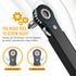 Right Angle Screwdriver Mens Gifts - 90 Degree Offset Ratcheting Screwdriver Pocket Mini Low Profile Ratchet Wrench Bit Socket Set for Tight Space...