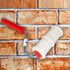 Embossed Paint Roller, 8 Inch Brick Embossing Roller for Wall Decoration, Art Brush Paint Roller Embossing Cylinder with Rubber Handle for Househo...