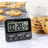Escali Extra Loud Display Digital Kitchen Timer with Clock Mode, Recall Timer Magnetic Back...