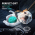 Squeaky Dog Toys for Aggressive Chewers: Rubber Interactive Puppy Ball with Squeaker,Almost Indestructible Tough Durable Pet Chew Toys for Medium ...