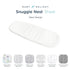 Baby Delight Snuggle Nest Sheet, Machine Washable, White...