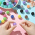 UR URLIFEHALL 50 Pcs Chunky Resin Rhinestone Beads Round Disco Ball Beads 20mm Bubblegum Beads Berry Beads for Making Supplies...