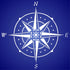 Compass Stencil, 14 x 14 inch (XL) - Ocean Nautical Seashore Wall Stencils for Painting Template...