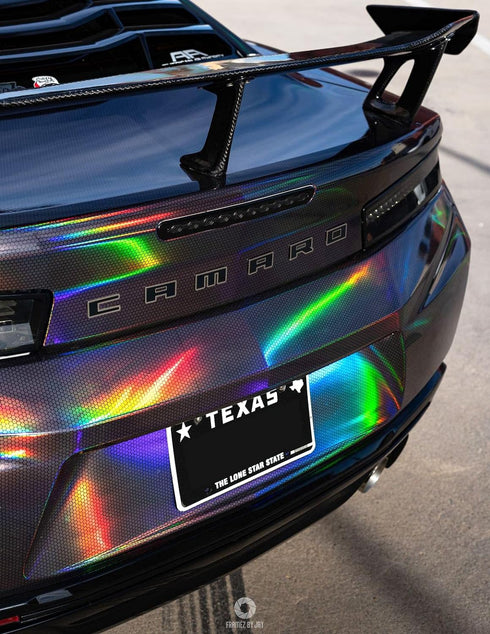VViViD+ Hex Holographic Chrome Car Wrap Vinyl (1ft x 5ft)...