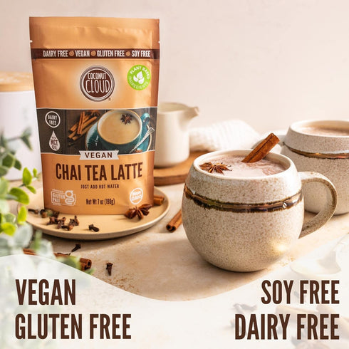 Coconut Cloud: Vegan Spiced Chai Tea Latte | Creamy, Delicious & Easy Dairy Free Alternative. Made in Colorado (Lightly Sweetened, Gluten Free, So...