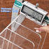Acrylic Mail Holder, 5-Section Clear Mail Sorter Desktop Organizer Holder, Vertical Letter Sorter, Mail Organizer for Countertop, Home Office Acry...