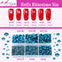 AD Beads 4500 Pieces Hotfix Rhinestones Flat Back 6 Sizes (2-6 mm) Crystal Round Glass Gems with Tweezers and Picking Rhinestones Pen or Crafts Na...