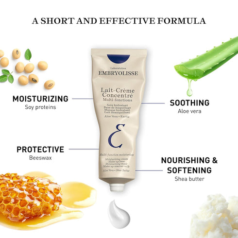 Embryolisse Lait-Crème Concentré, Face Cream & Makeup Primer - Cream for Daily Skincare - Face Moisturizer for All Skin Types (New Packaging)...
