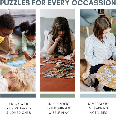 Dinosaur Kids Puzzle - Fun 48-Piece Jigsaw with Diverse Dinosaur, Rivers, and Volcano Scenery for Ages 4+, Perfect Dinosaur Puzzles for Kids Ages ...